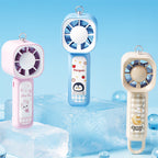 Portable Handheld Fan Rechargeable Lightweight Adjustable Speed Unisex Cooling Device