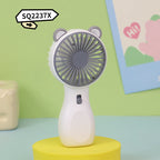 Portable Hand Fan Playful Frog Design Lightweight Quiet Operation Compact Cooling Fan