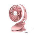 Portable Clip Fan with Adjustable Head Quiet Operation Compact Design