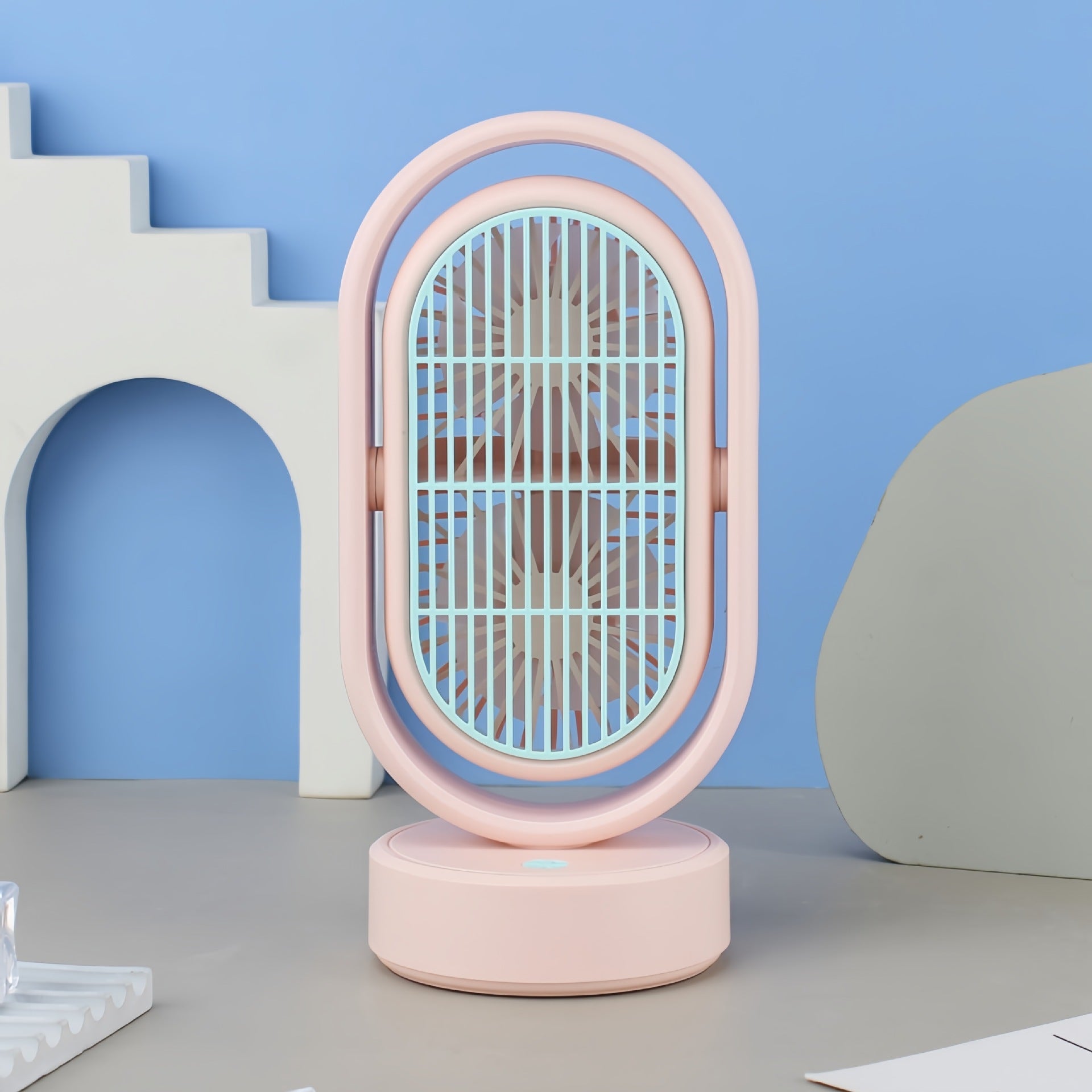 Portable Rotatable Fan Quiet Operation Compact Design Adjustable Tilt for Home Office
