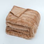 Women's Cozy Fleece Throw Blanket Ultra-Soft Warm Snuggle Blanket