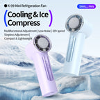 Portable High-Performance Cooling Fan with Smart Control and LED Display for Women