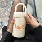 Women's Insulated Drinking Container with Carry Handle Hot and Cold Beverage Bottle