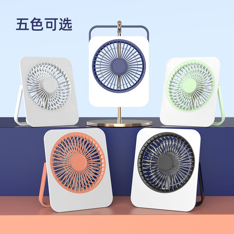 Unisex Table Fan With Digital Display Quiet Operation Space-Saving Design For Home Office