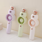 Women's Portable Hand Fan with Misting Function Ergonomic Compact Design