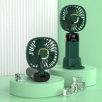 Portable Mini Fan Compact Lightweight Rechargeable Battery-Powered Handheld Fan