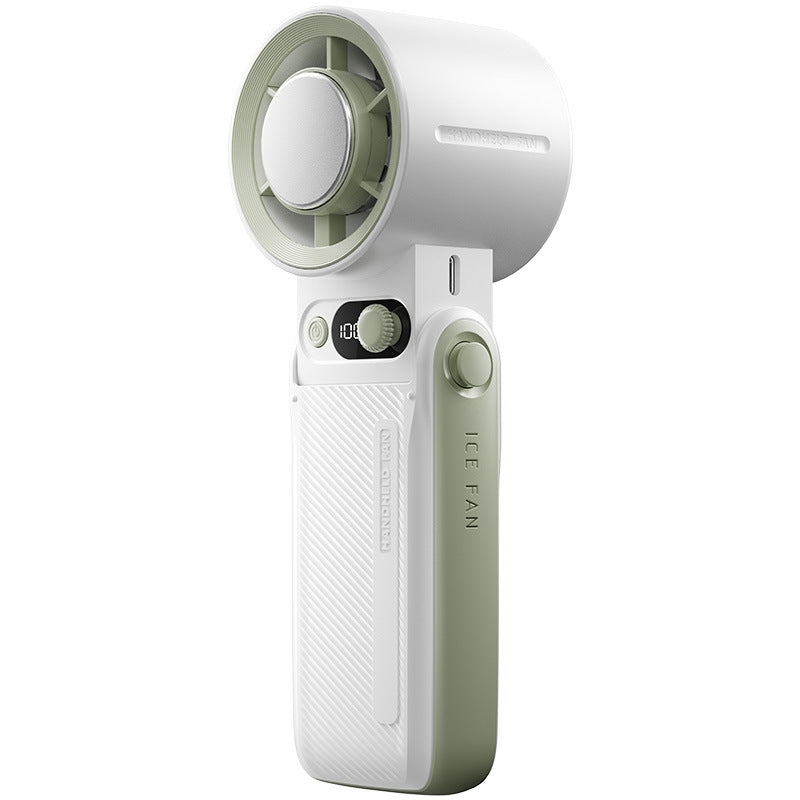 Portable Handheld Air-Cooling Fan with Ice-Cooled Technology and Adjustable Speeds Compact Lightweight