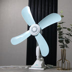 Ladies Table Fan with Flexible Holder and Comfortable Control Compact Design
