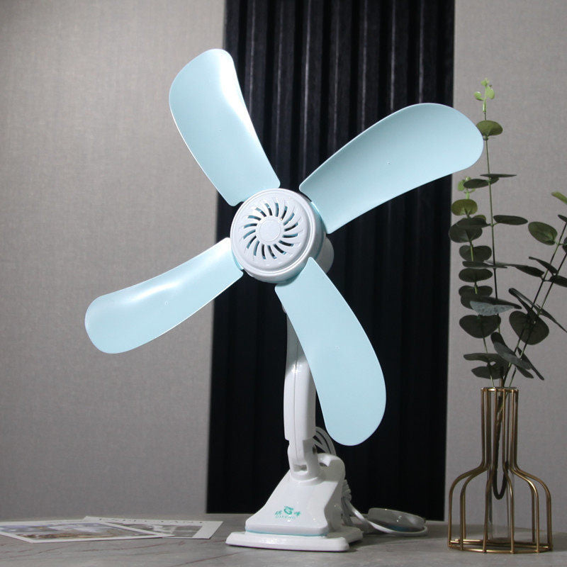 Ladies Table Fan with Flexible Holder and Comfortable Control Compact Design