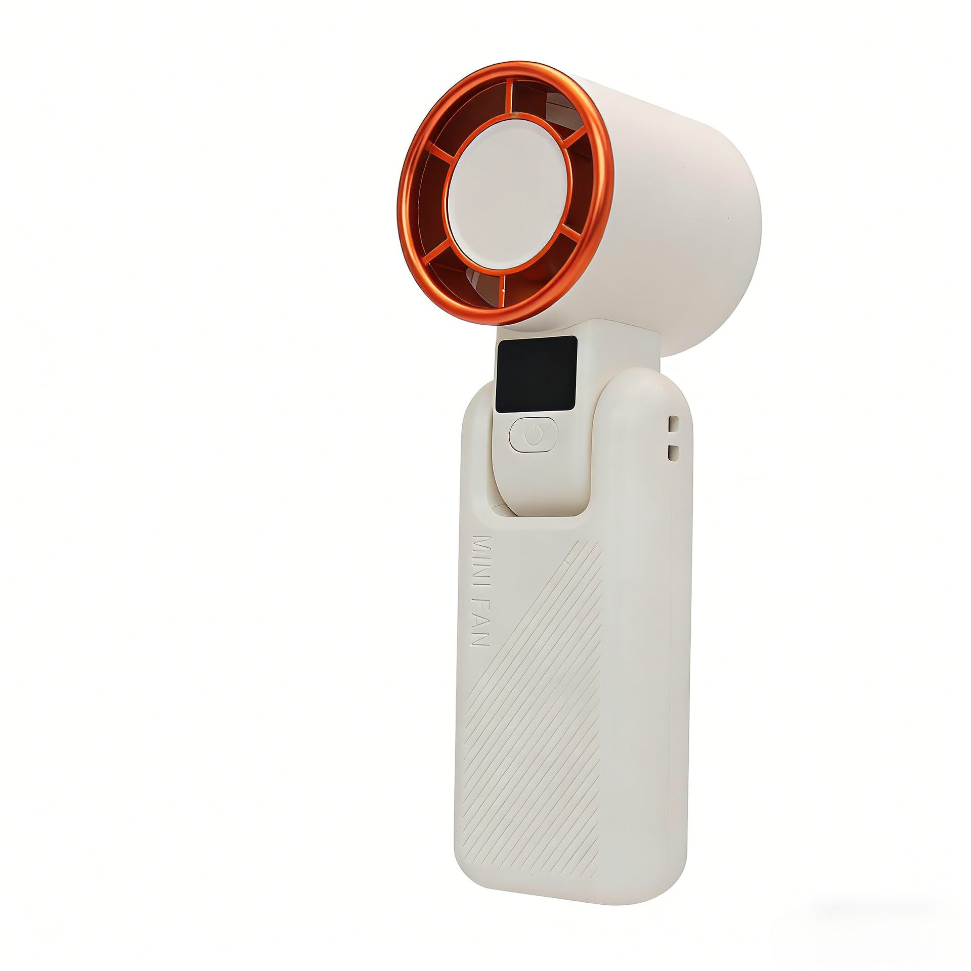 Portable Mini Fan with LCD Display USB Rechargeable Adjustable Speed