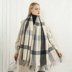 Ladies Fashionable Scarf Soft Material Long Size with Elegant Fringes