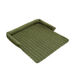 Comfortable Platform Mat with Raised Edges Soft Padded Floor Cushion for Home and Outdoor Use