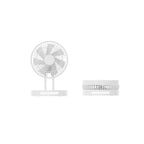 Table Fan with Adjustable Tilt Angle USB Powered Quiet Operation Compact Desk Fan