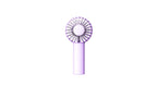 Portable Handheld Air Circulator Fan Rechargeable Battery Multiple Speeds Quiet Operation Compact Design