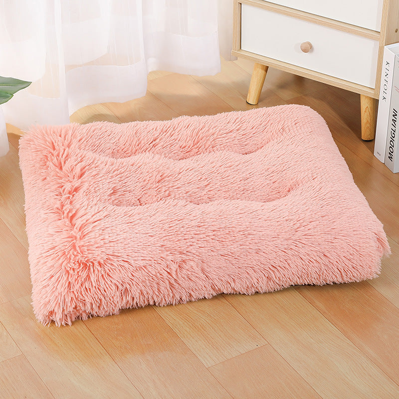 Unisex Cozy Pet Pillow Soft Fiber Non-Slip Machine Washable Cushion for Small and Medium Pets