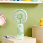 Portable Mini Fan with Flexible Mount USB Connection Compact Personal Cooling for Women