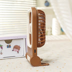 Portable Mini Fan USB Powered with Cute Cat Design Lightweight Handheld Personal Cooling Fan