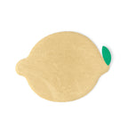 Funny Citrus Bath Mat Non-Slip Soft Bathroom Rug with Green Leaf Design by Harrow