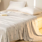 Bowlift Women Satin Bedspread Soft Elegant Bedroom Coverlet