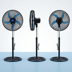 Height Adjustable Premium Stand Fan with Oscillation and Quiet Operation for Home and Office