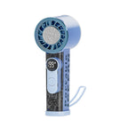 Portable Digital Mini Handheld Fan with Rechargeable Battery and Multiple Speed Settings