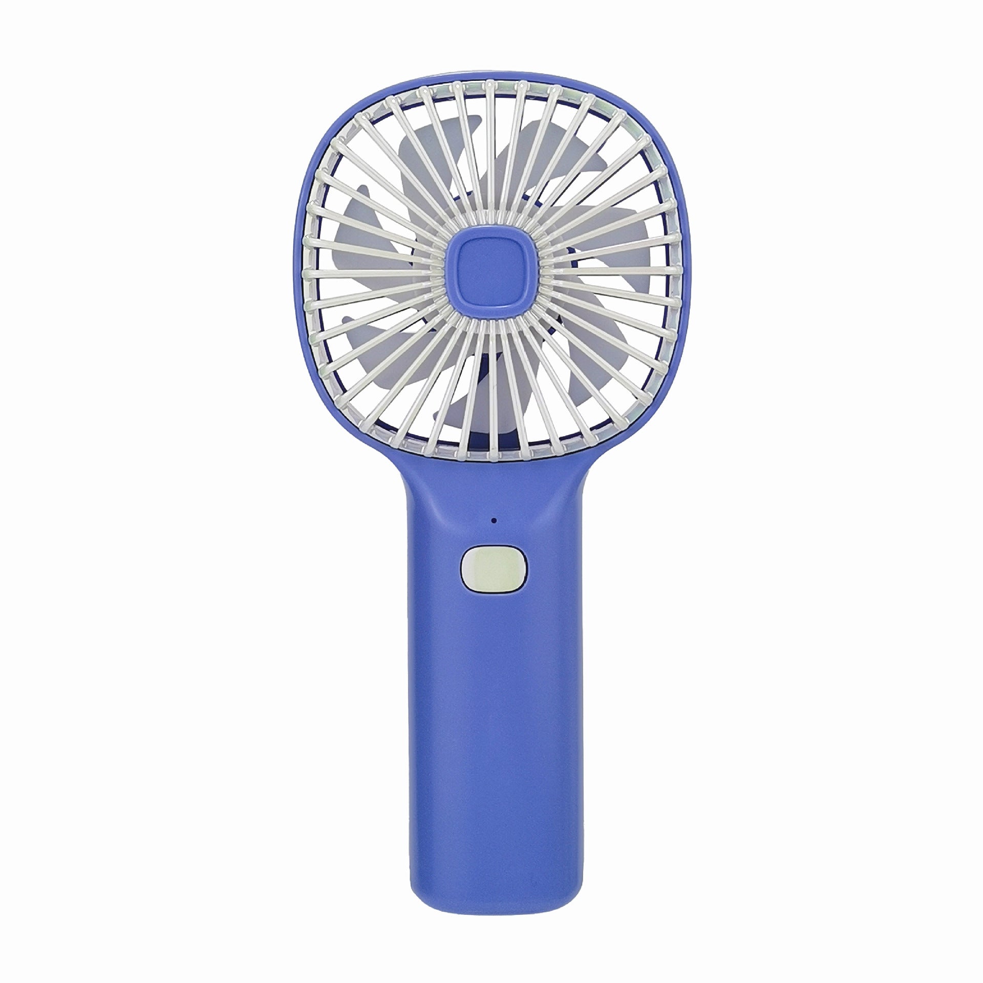 Portable Handheld Fan with Ergonomic Handle USB Rechargeable 3 Speed Settings