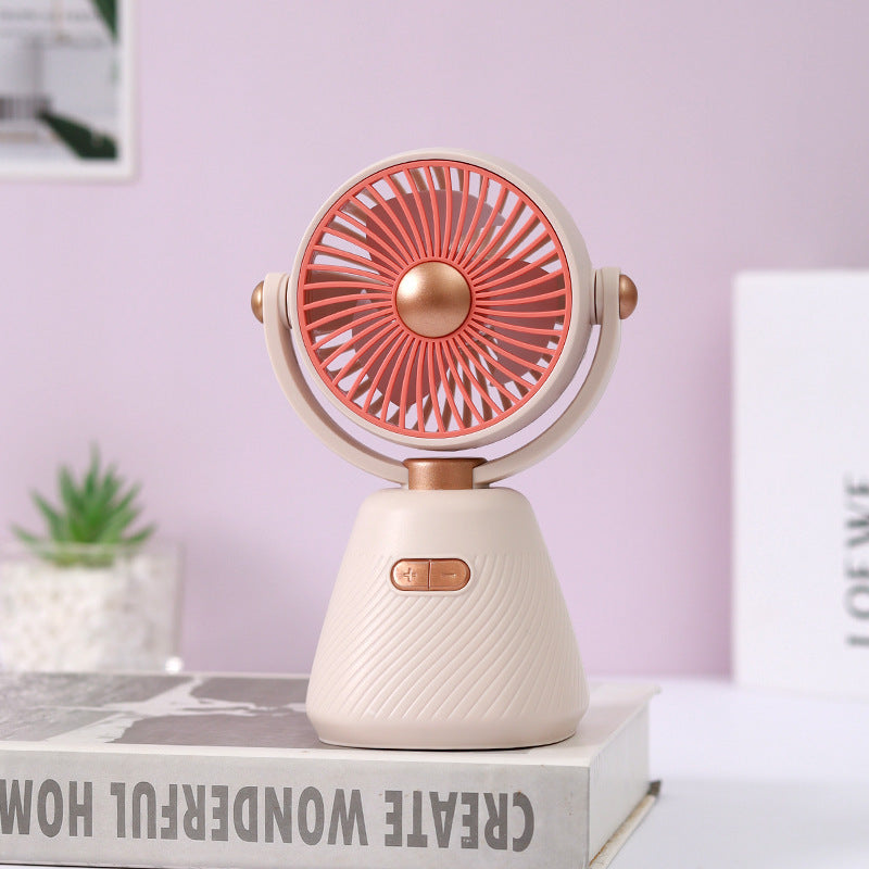 Portable Rechargeable Desk Fan Compact Lightweight Quiet Operation Multiple Speeds