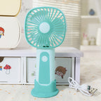 Portable Handheld Fan USB Rechargeable Lightweight Ergonomic Design for Travel and Outdoor Use