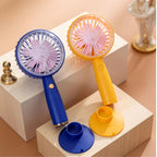 Portable USB Hand Fan for Women with Flexible Tilt and Ergonomic Handle Lightweight Personal Cooling Fan
