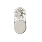 Portable Handheld Fan with Mirror USB Rechargeable Lightweight Personal Cooling Fan