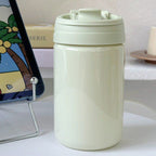 Insulated Stainless Steel Water Bottle with Leak-Proof Push Closure and Animal Design for Women
