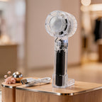 Portable USB Fan for Women Compact Lightweight Quiet Operation Adjustable Tilt Handle
