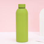 Stainless Steel Double-Walled Insulated Water Bottle Matte Powder Coating Leak-Proof Cap