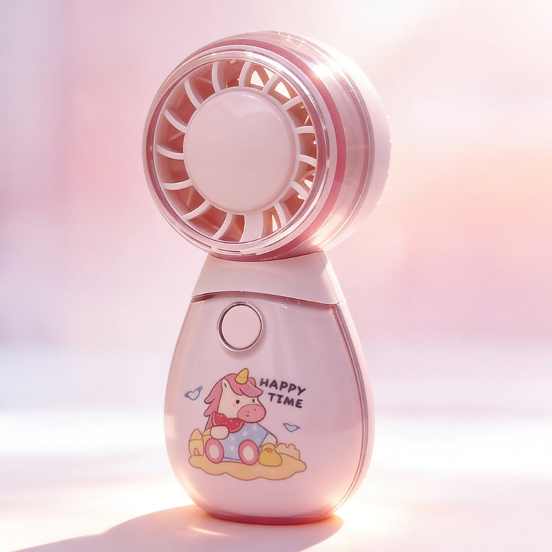 Portable USB Rechargechargeable Handheld Fan Compact Lightweight with Multiple Speeds