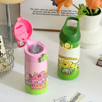 Kids Water Bottle BPA-Free Plastic Leak-Proof Child-Friendly Design with Handle