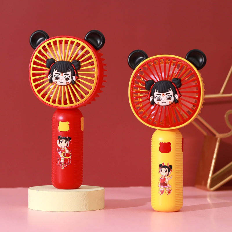 Ladies Portable Handheld Fan Lightweight Quiet Operation Creative Design for Travel and Outdoor Use