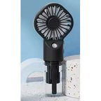 Rechargeable Handheld Mist Fan with Removable Water Tank and Adjustable Airflow Unisex One Size