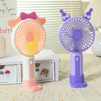 Portable Table Fan Battery Operated Compact Cordless with Multiple Speeds and LED Display