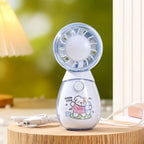 Portable Handheld Fan with Bear Design USB Rechargeable Lightweight Personal Fan