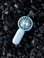 Portable Mini Fan with Ergonomic Handle Lightweight Handheld Personal Fan