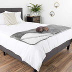 Cat Blanket Soft Reversible Plush Cozy Non-Slip Pet Throw