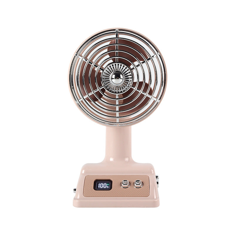 Women's Table Fan Energy Efficient Quiet Portable with Variable Speed Control and LED Display