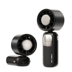 Turbo-Charged Portable Handheld Fan Rechargeable Quiet Operation Compact Design