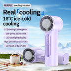 Portable High-Performance Cooling Fan with Smart Control and LED Display for Women
