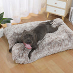 Unisex Cozy Pet Pillow Soft Fiber Non-Slip Machine Washable Cushion for Small and Medium Pets