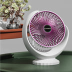 Portable Table Fan Lightweight Quiet Operation Adjustable Speeds Compact Design