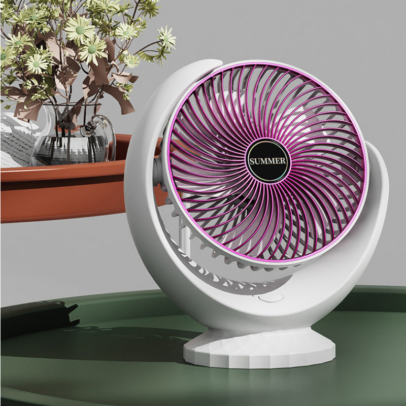 Portable Table Fan Lightweight Quiet Operation Adjustable Speeds Compact Design