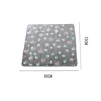 Harrow Plush Pet Lounger Mat Non-Slip Paw Print Soft Cozy Dog Cat Bed