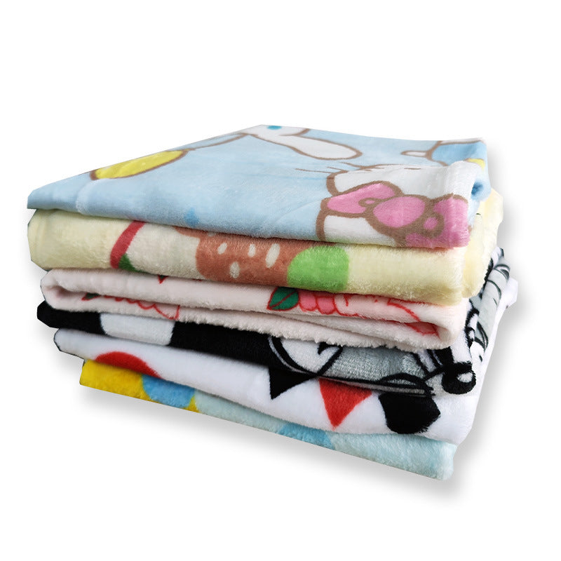 Women’s Cozy Microfiber Blanket Soft Plush Throw with Cute Character Designs for Living Room or Bedroom
