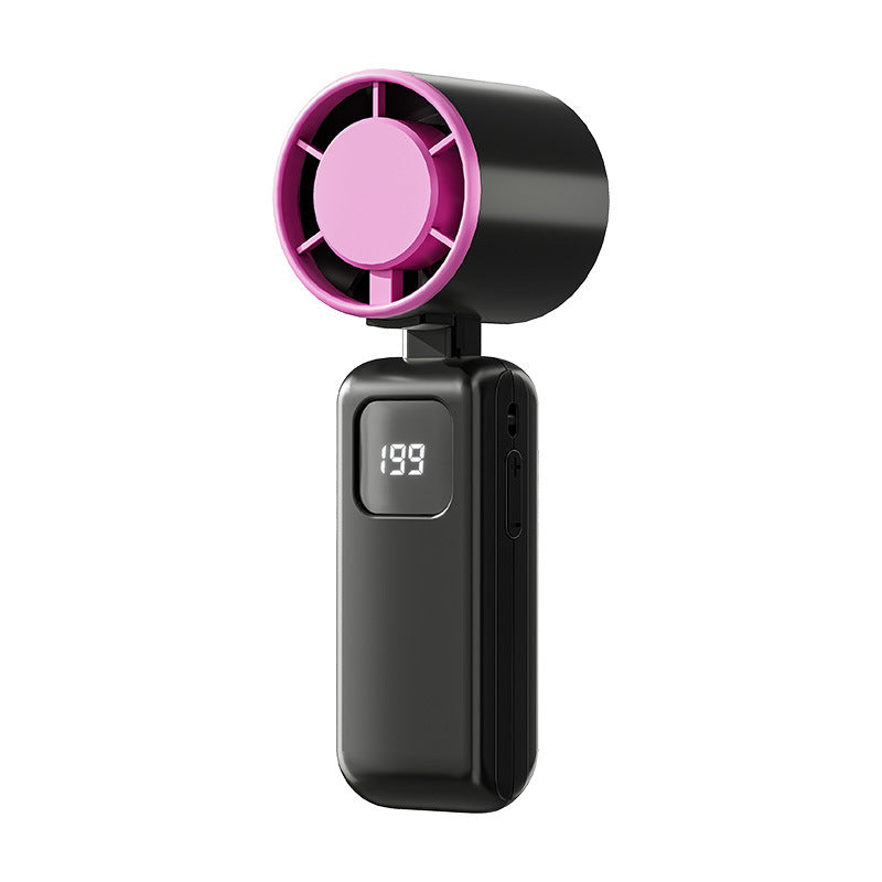 Portable USB Fan with Adjustable Speeds and 8-Hour Battery, Compact and Quiet